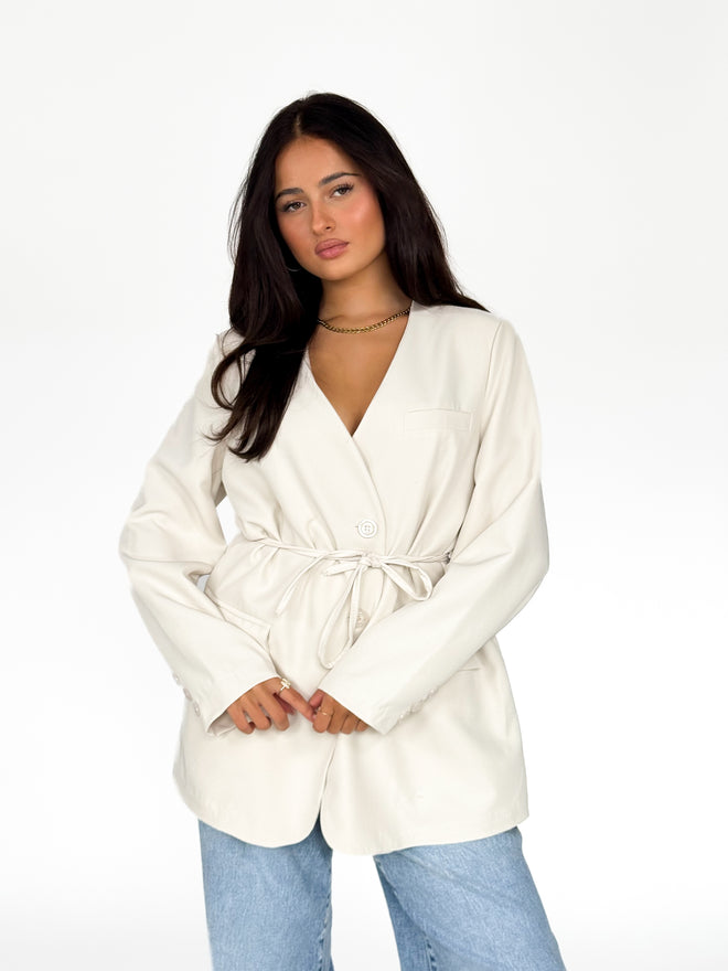 Julia blazer crème