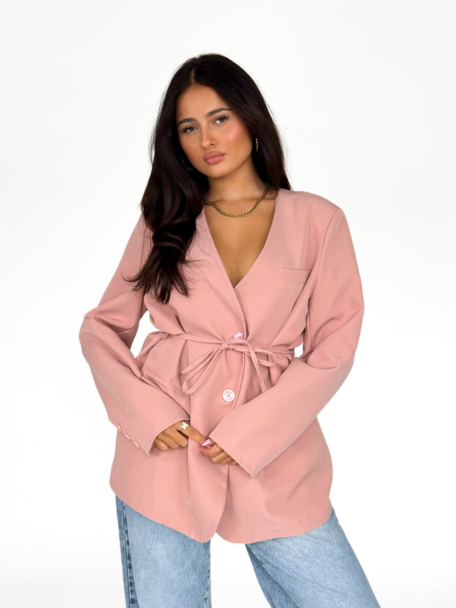 Julia blazer soft pink
