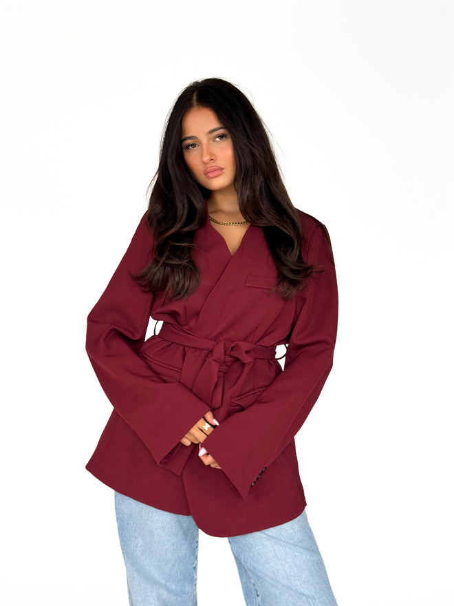 Elina blazer bordeaux
