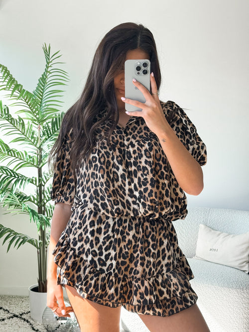Anouk blouse leopard