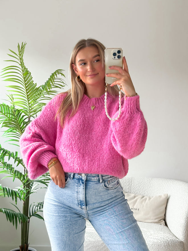 Kiki trui fuchsia