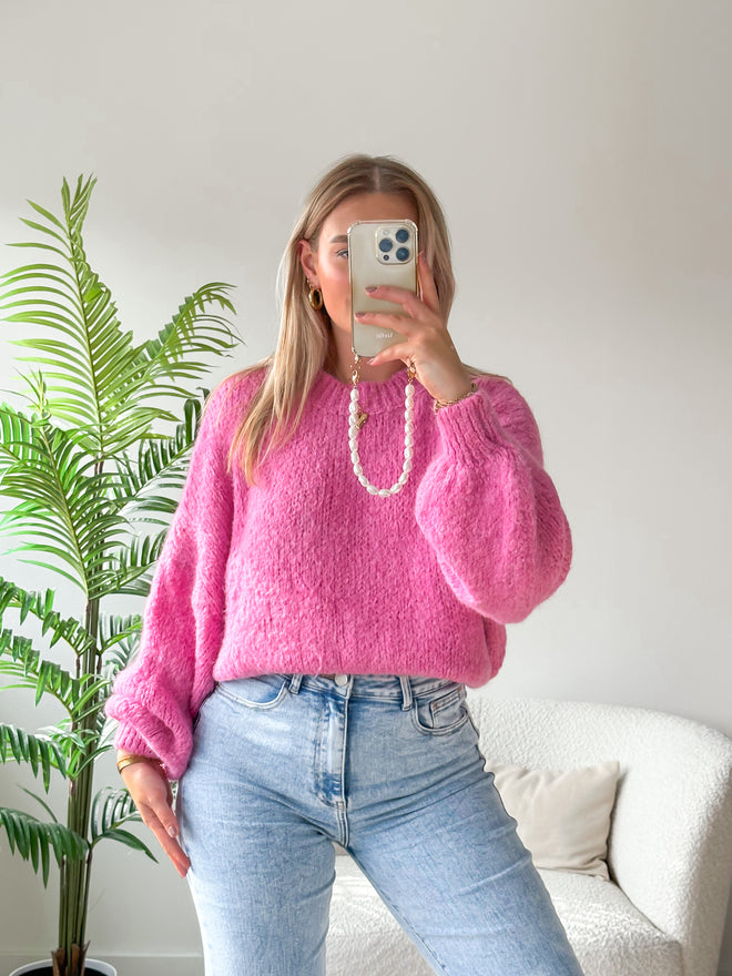Kiki trui fuchsia