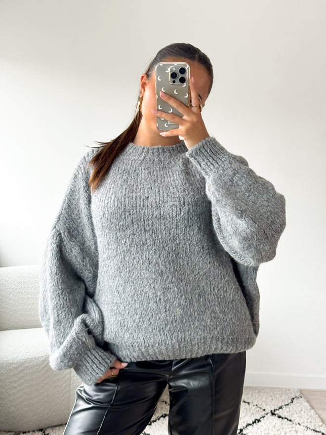 Kiki knit dark grey