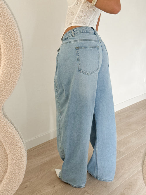 Isa extra wide jeans light denim