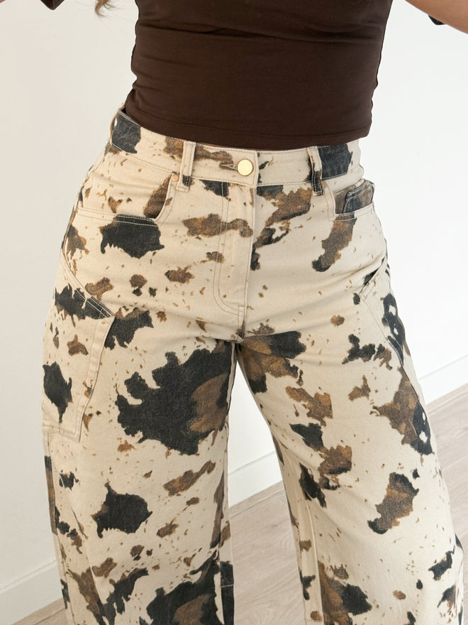 Stretch - Cindy balloon jeans crème