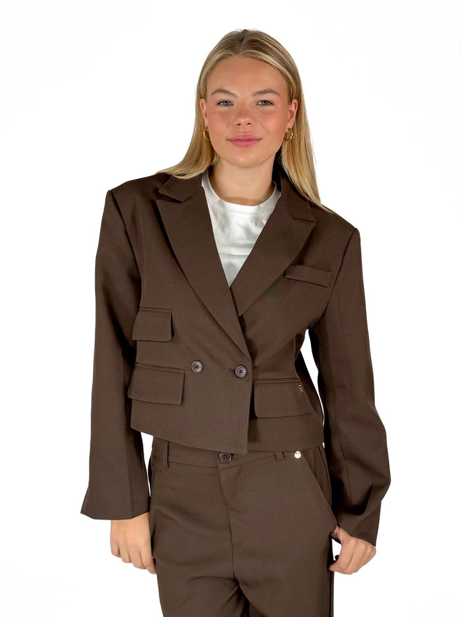 Donna blazer brown