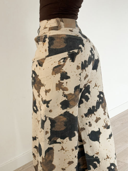 PRE-ORDER Stretch - Cindy balloon jeans crème