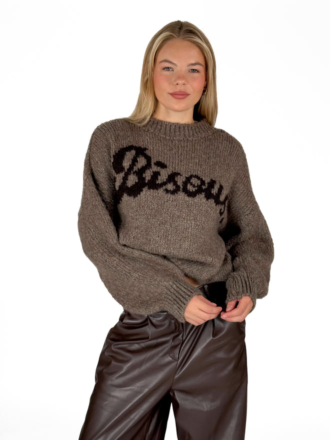 Bibi knit taupe