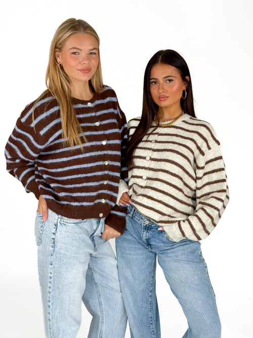 Jana knit brown-blue