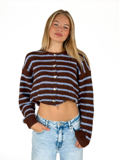 Jana knit brown-blue