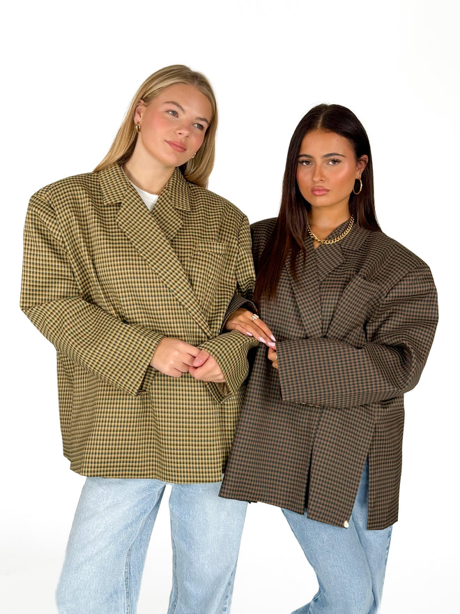Jasmijn blazer olive