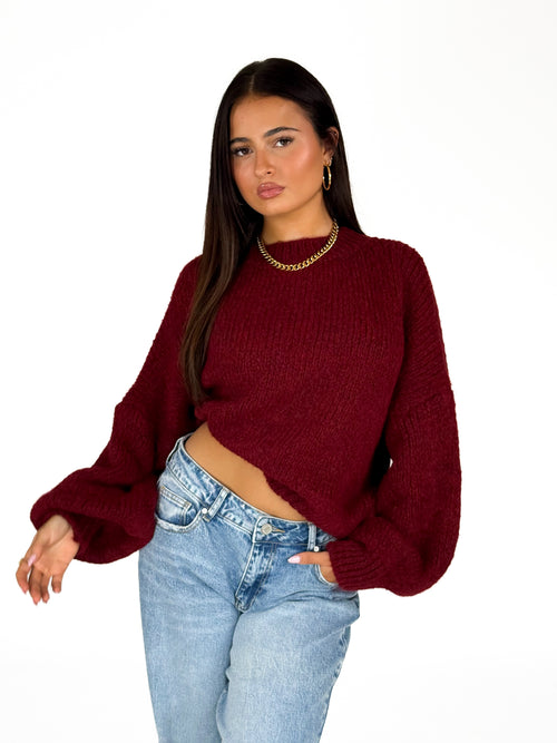 Kiki knit bordeaux