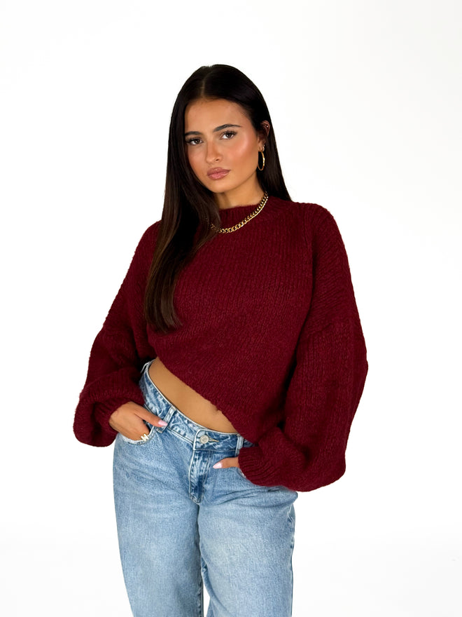 Kiki knit bordeaux