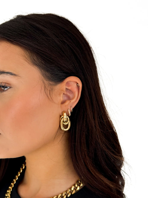 Nina earrings gold