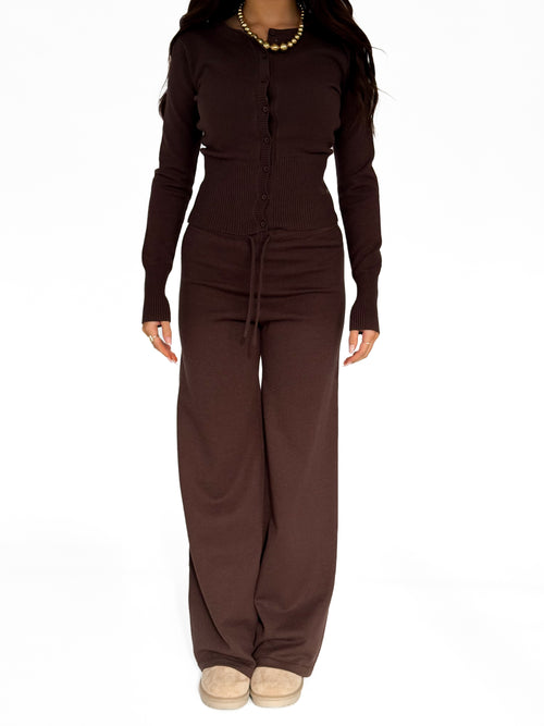 Tara pants dark brown