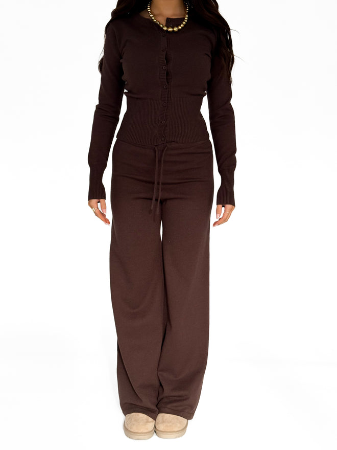 Tara pants dark brown
