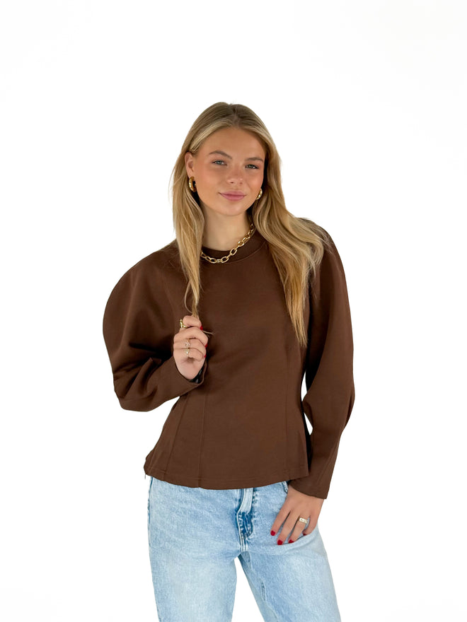 Zara sweater brown