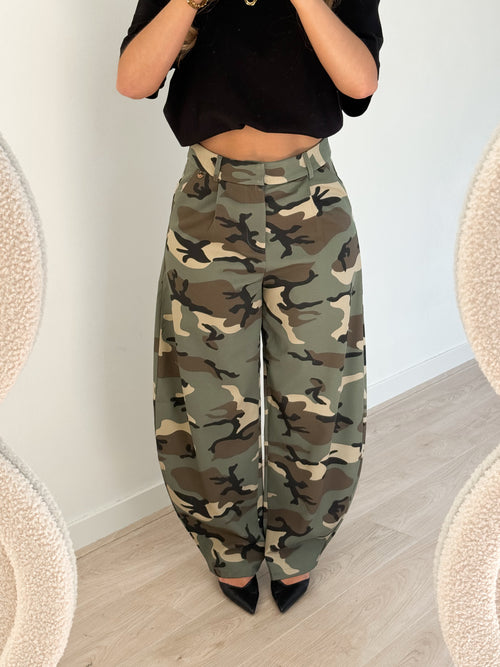 Nina pantalon army green