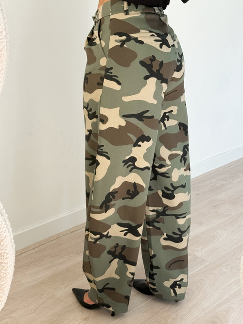 Nina pantalon army green
