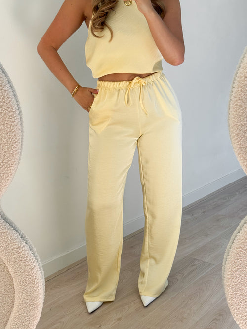Emily pantalon butter yellow