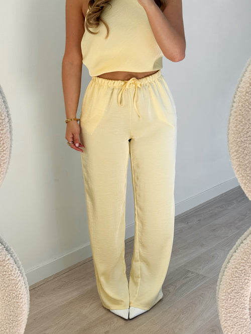 Emily pantalon butter yellow