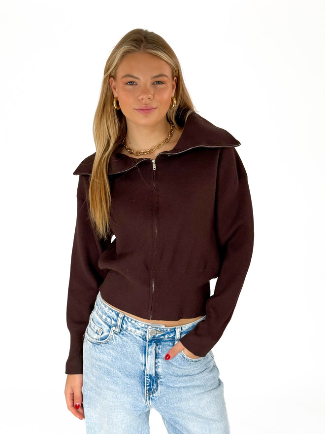 Sofie knit dark brown