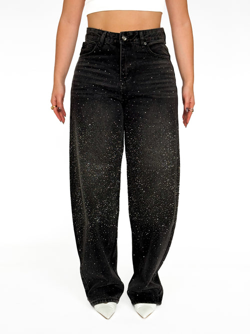 Iris balloon jeans dark grey