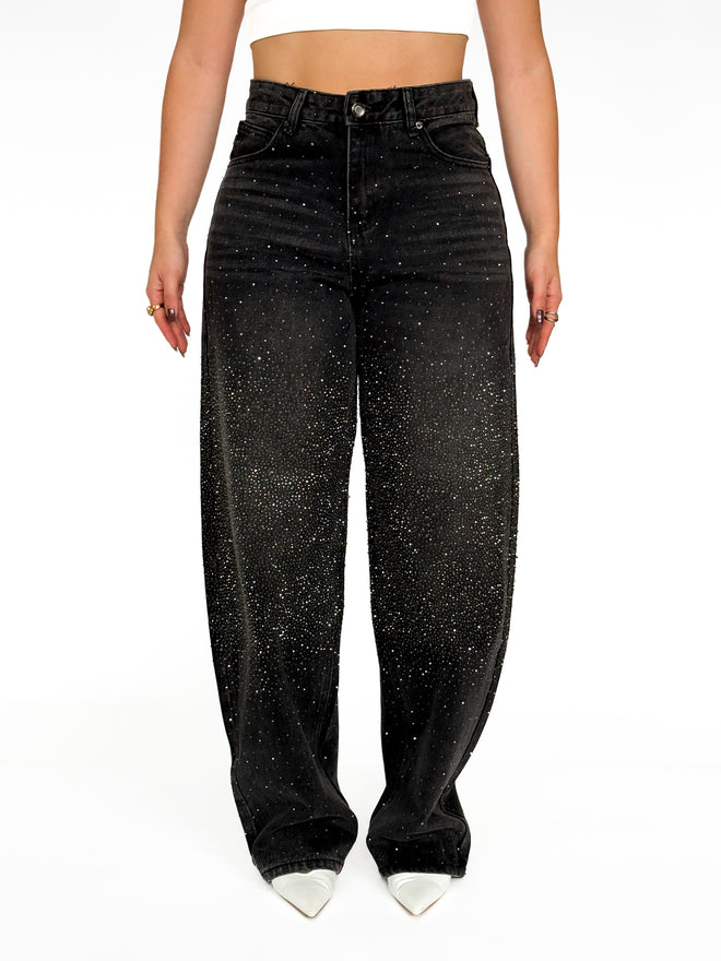 Iris balloon jeans dark grey