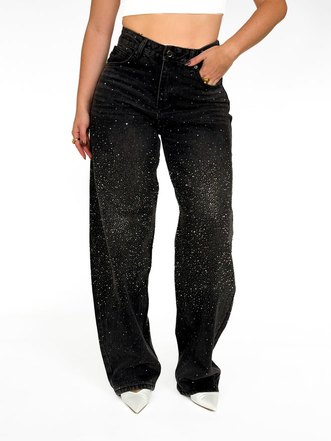 Iris balloon jeans dark grey