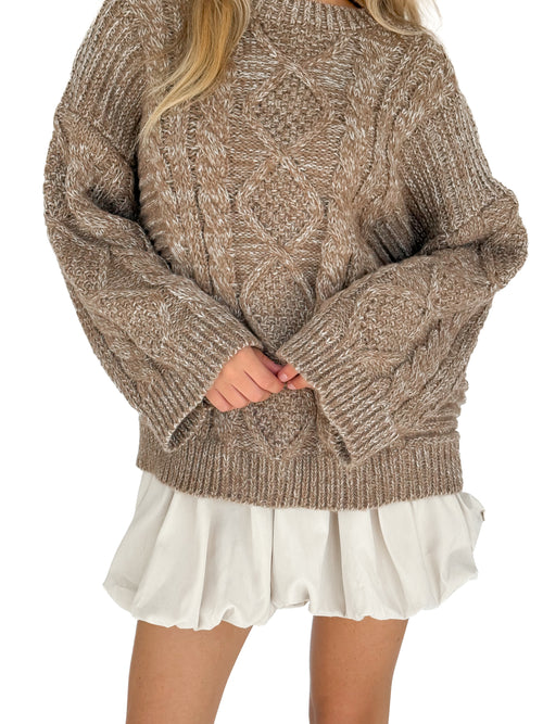 Myrthe knit taupe