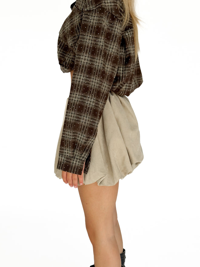 Joy balloon skort beige