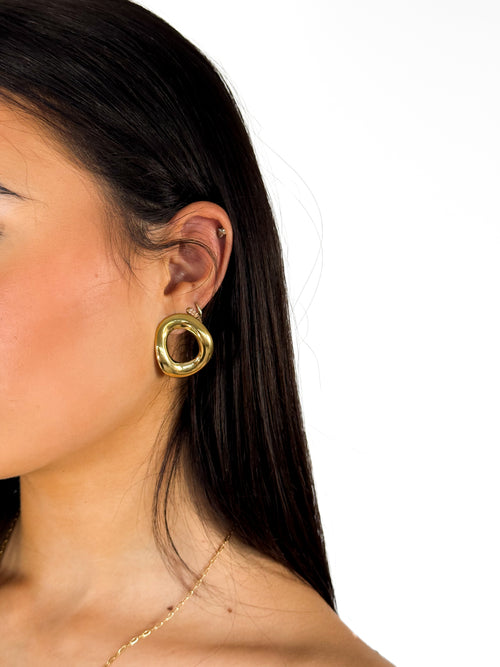 Elise earrings gold