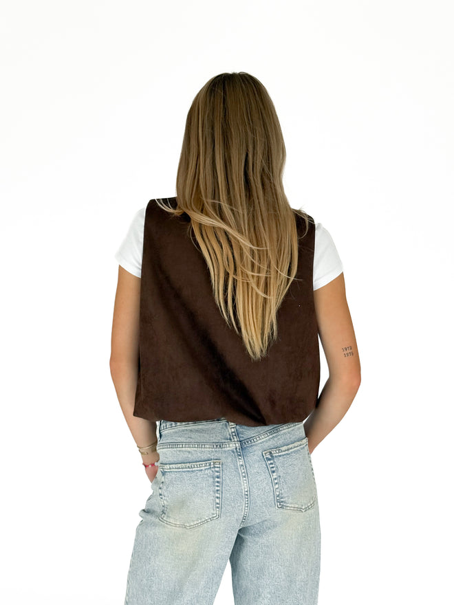 Anne gilet brown
