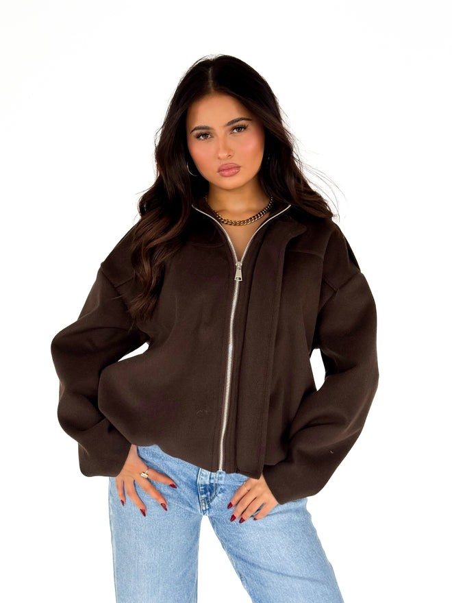 Lynn jacket dark brown