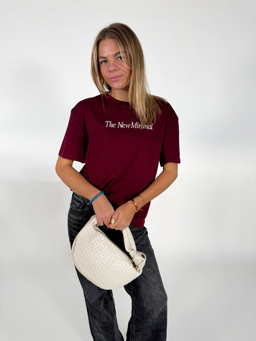 Romy t-shirt bordeaux