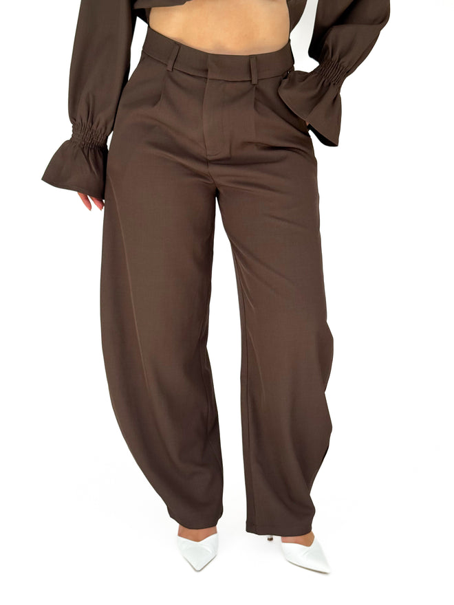 Nina balloon pants brown