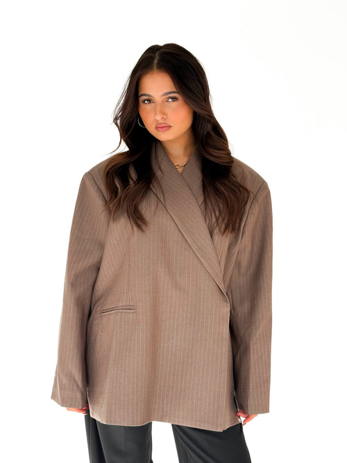 Jazzy blazer taupe
