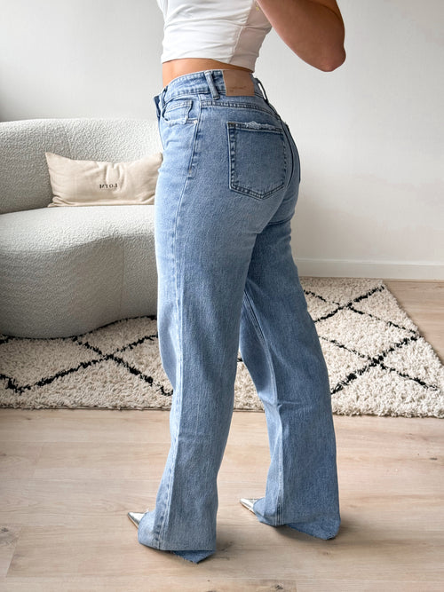 Tall - Stretch - Ayla wide jeans light denim