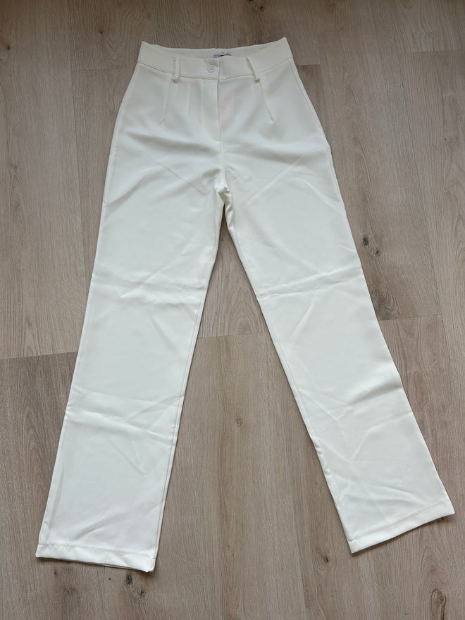 Tweede kans - Jenny pantalon wit - L