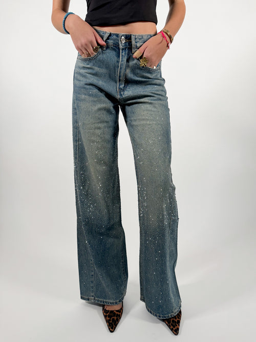 Sophie wide jeans washed denim