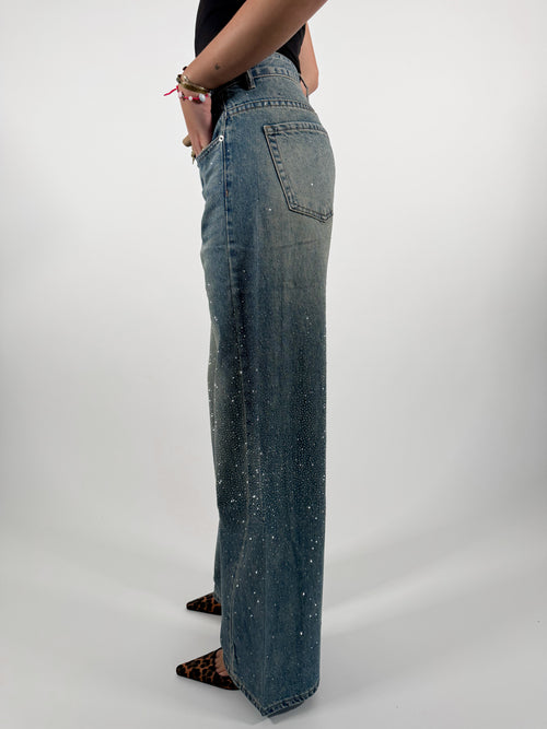 Sophie wide jeans washed denim