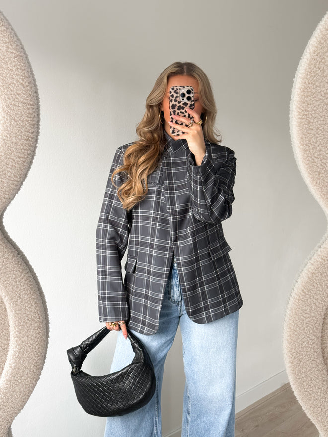 Julie blazer dark grey