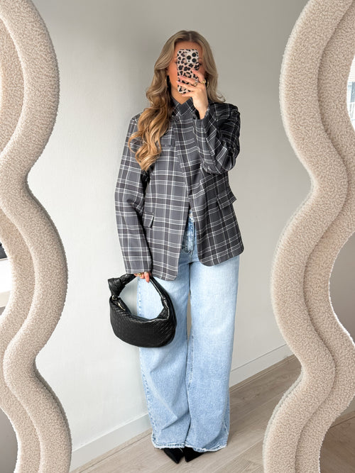 Julie blazer dark grey