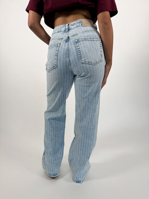 Stretch - Maddy wide jeans extra light denim