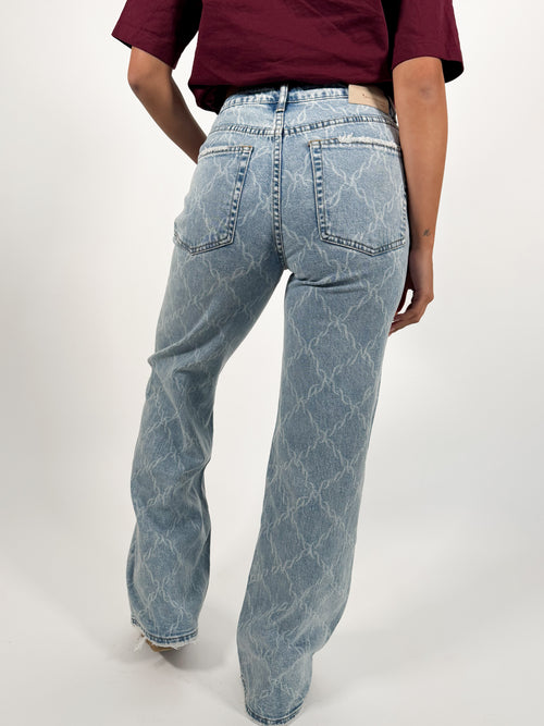 Stretch - Robin wide jeans light denim