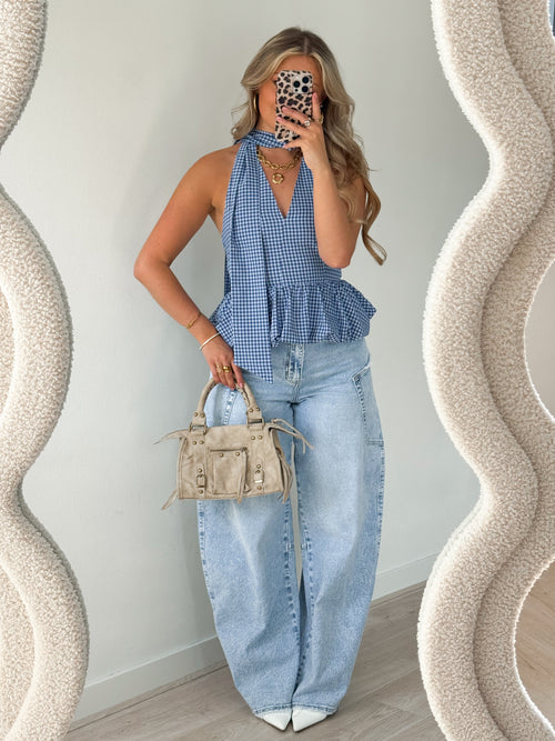 Laura top blue