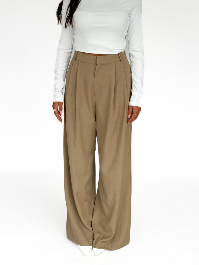 Pre-order Kess pantalon camel