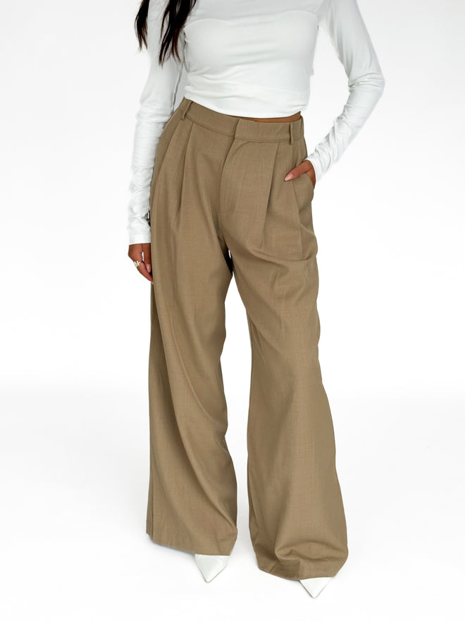 Pre-order Kess pantalon camel