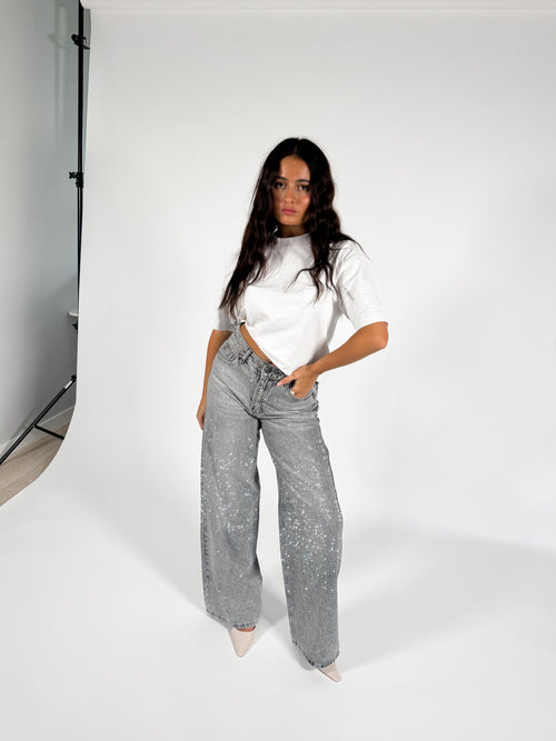 Sophie wide jeans grey