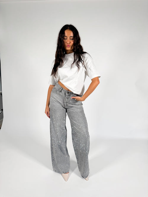 Sophie wide jeans grey